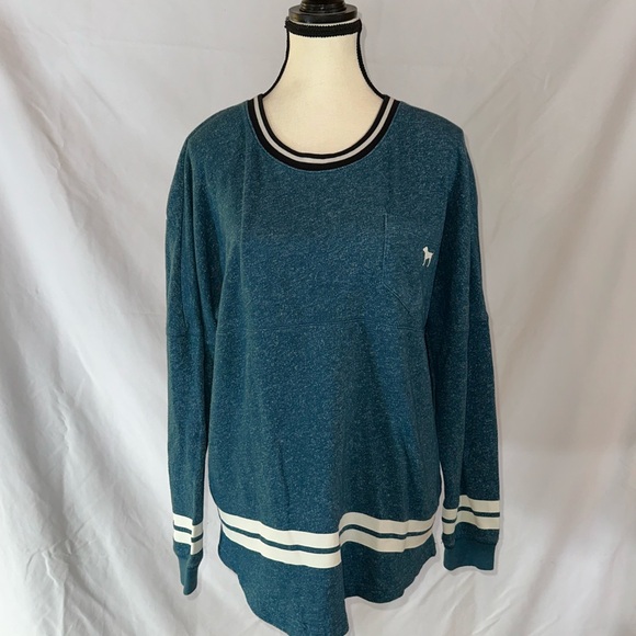 Victoria's Secret Tops - PINK Victorias Secret • Oversized Pullover Pocket Tee Shirt • Women’s Size S